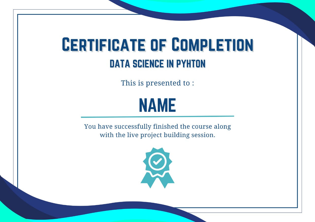Sample Certificate